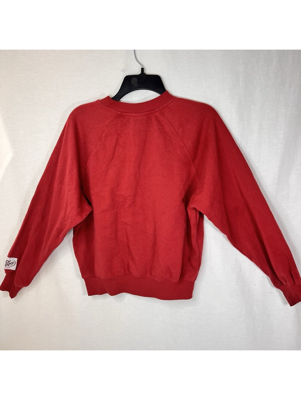 Dr Pepper Long-Sleeve Sweatshirt Maroon Red, Unisex Size S - Picture 2 of 8